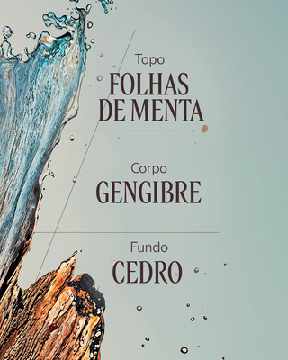 Presente Sabonete L&iacute;quido e Eau de Toilette C&egrave;dre Gingembre